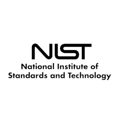 "Logo for NIST with large futuristic lettering"