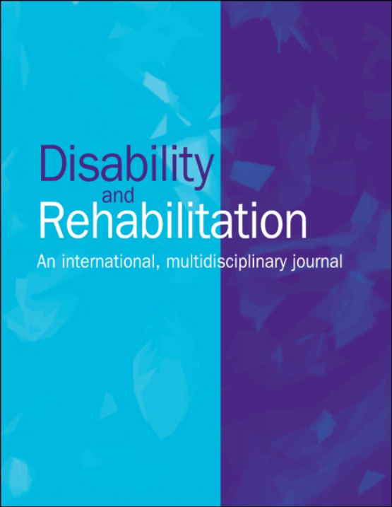 "Cover of the journal 'Disability and Rehabilitation'"