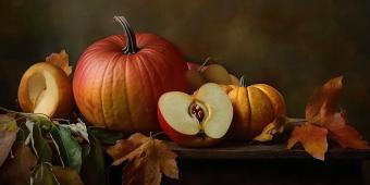 Apples and Pumpkins for Fall